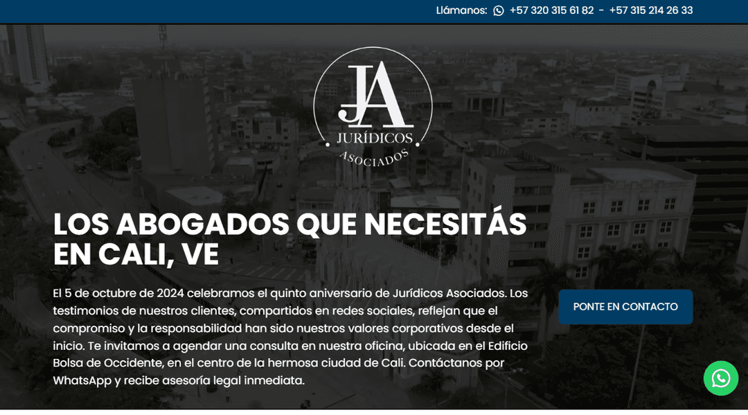 Vista previa del proyecto Abogados Cali