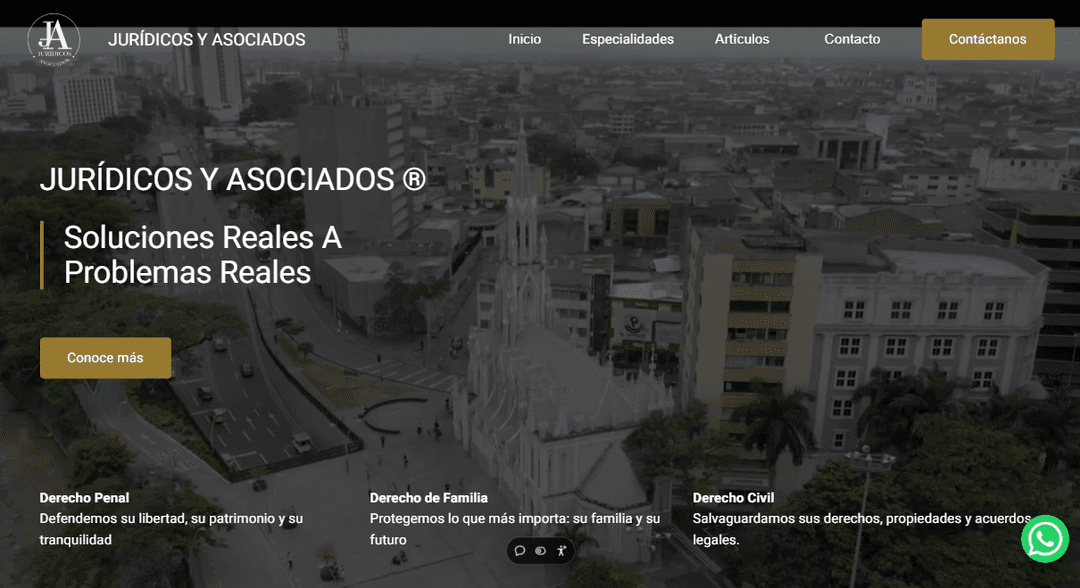 Vista previa del proyecto Jurídicos Asociados