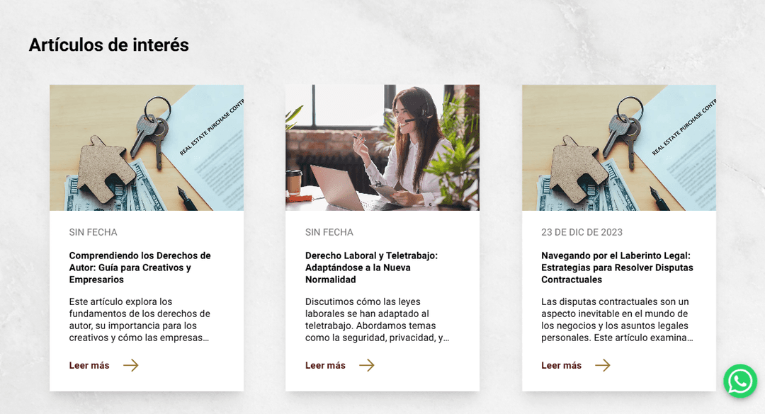 Vista previa del proyecto Jurídicos Asociados