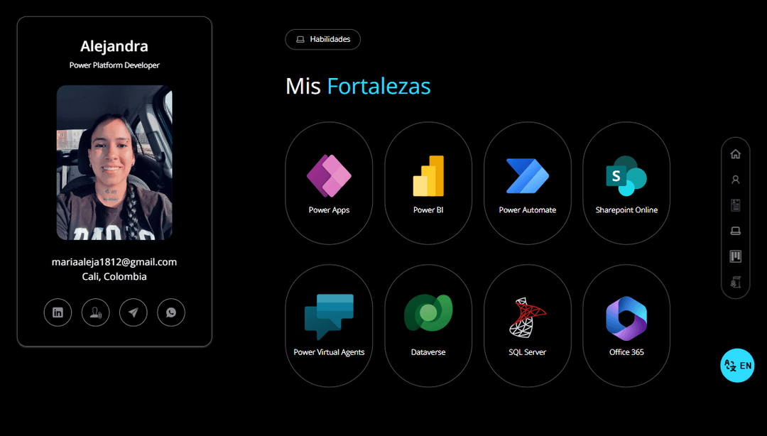 Vista previa del proyecto Portafolio de Alejandra